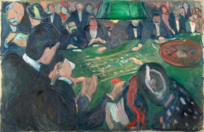 at the roulette table in monte carlo